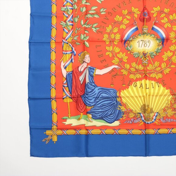 SOLD OUT ❌Hermès Carré 90 LIBERTE EGALITE FRATERNITE REPUBLIQUE FRANCAISE 178 - Picture 5 of 7